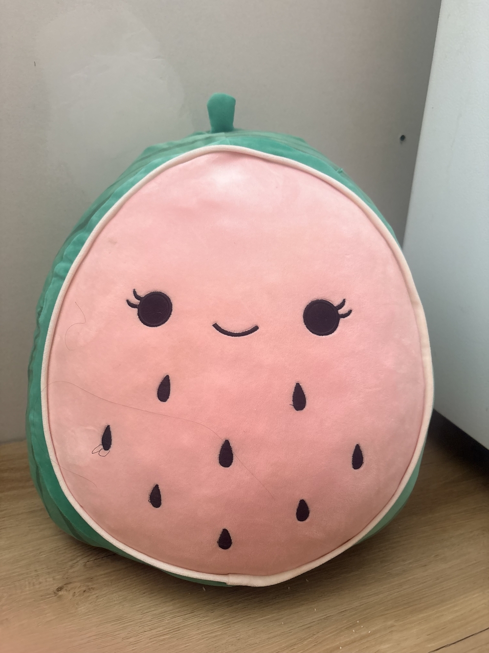 Squishmallows Pink & Green Watermelon Plush Backpack